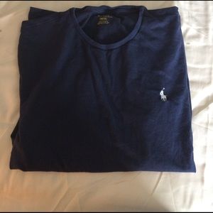 Navy Blue Polo Ralph Lauren T Shirt. Size Medium