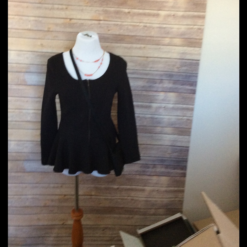 Anthropologie peplum jacket