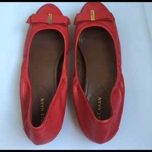 Cole Haan Elsie Ballet Flat red