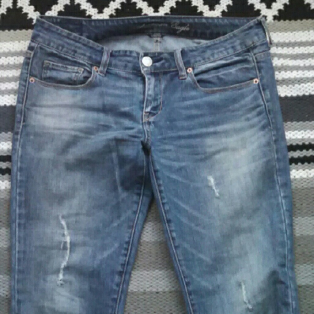 American Eagle Distressed Skinny Jeans