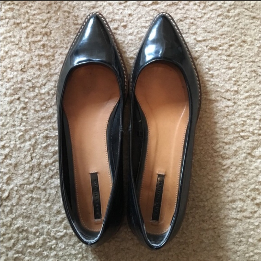 Zara Black loafer shoes