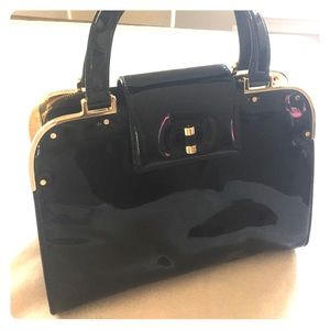 Saint Laurent Uptown Handbag- Patent Small