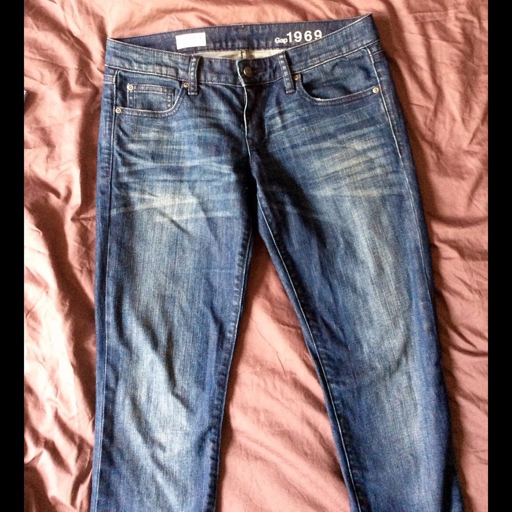 GAP Always skinny, straight legged, 1969 jeans