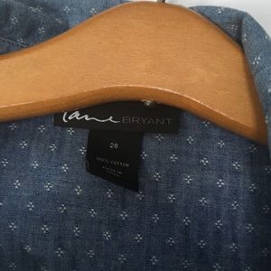 Lane Bryant button up