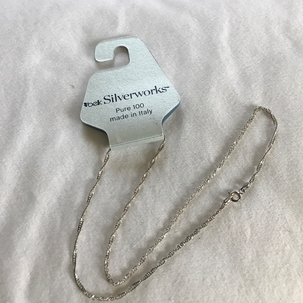 Silver necklace
