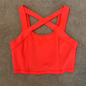Tobi Criss Cross Crop Top