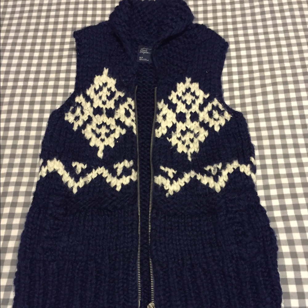 Blue vest