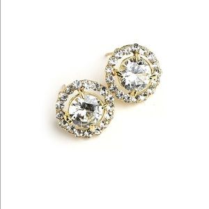 Brilliant Round Stud Earrings