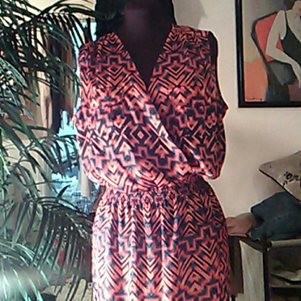 Aztec print multicolor print