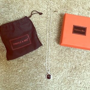 Thistle & Bee necklace