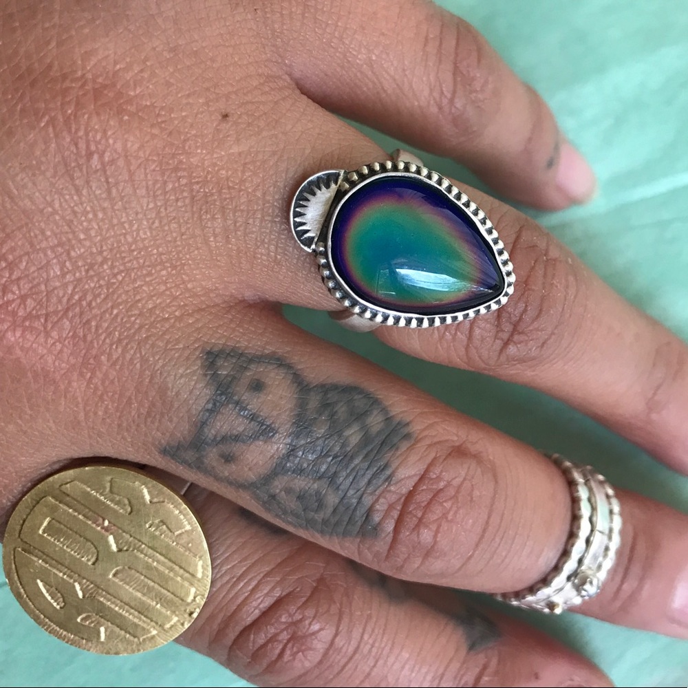 Sterling Silver Mood Ring - Picture 8 of 8
