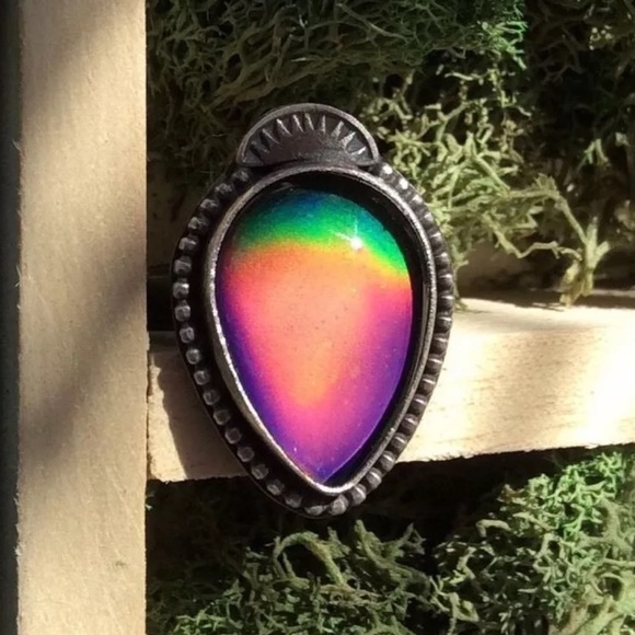 Sterling Silver Mood Ring - Picture 3 of 8