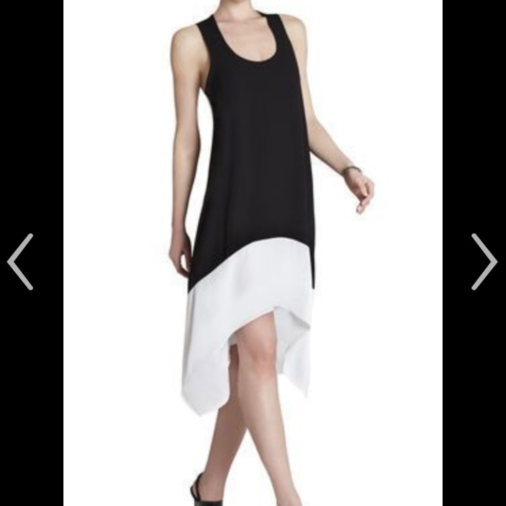 BCBGMAXAZRIA kylie Summer black and White dress
