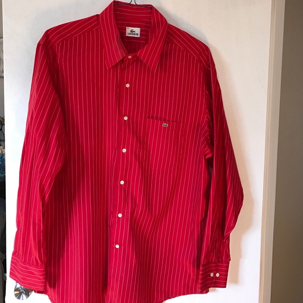 Brand new Lacoste dress shirt! Size 46 or XL