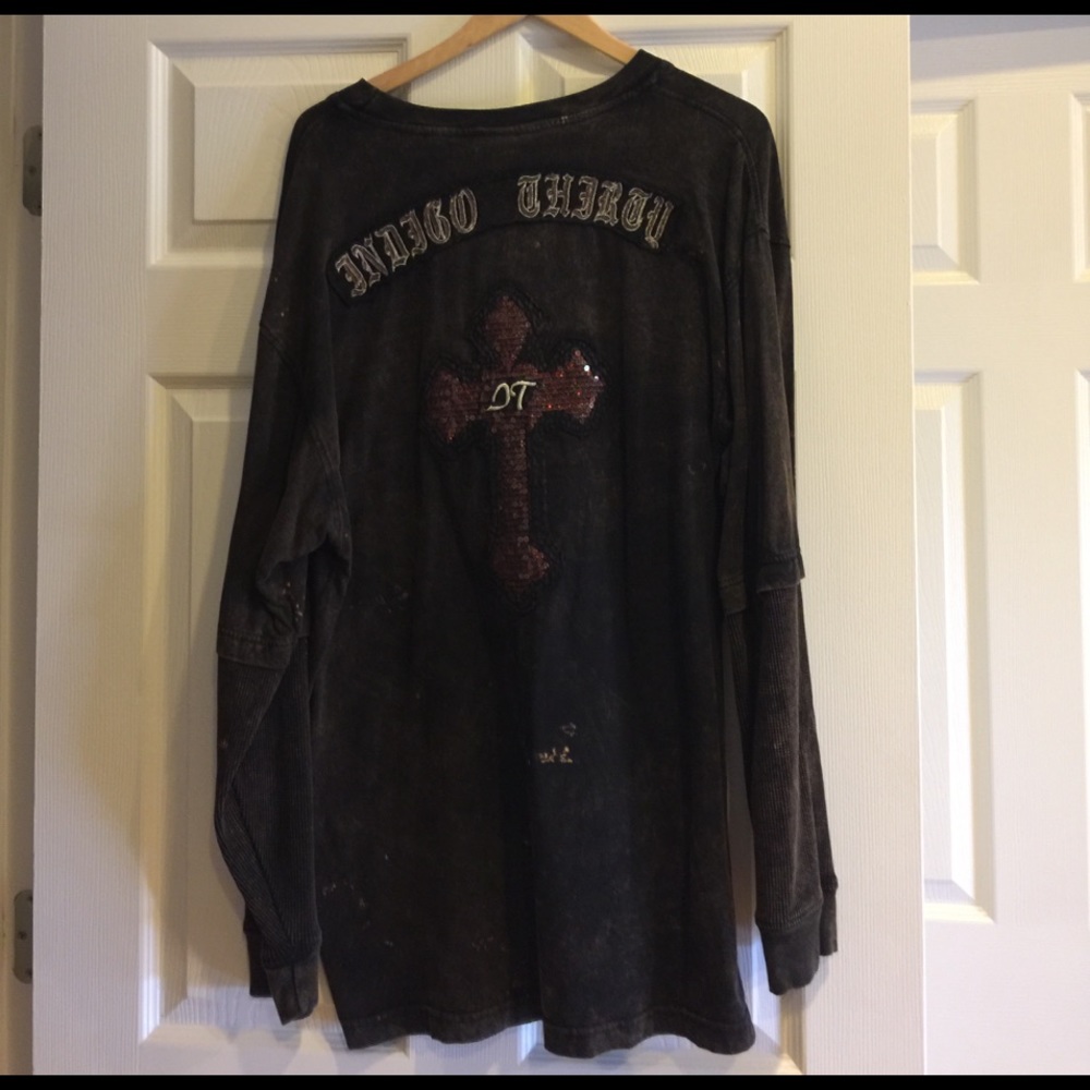 Men's indigo thirty shirt
