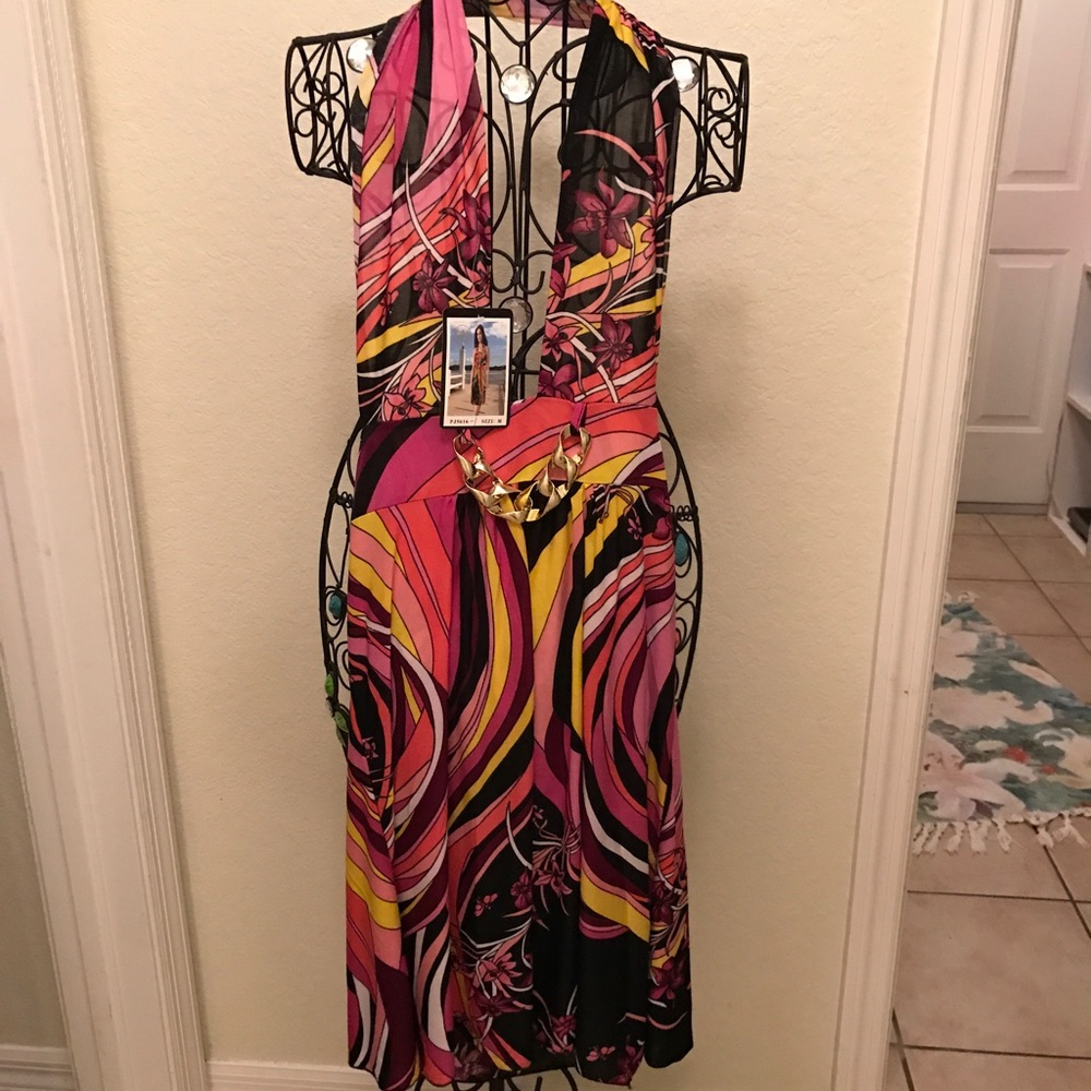 Women's multi color sundress
