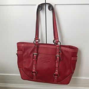 Red Coach Bag