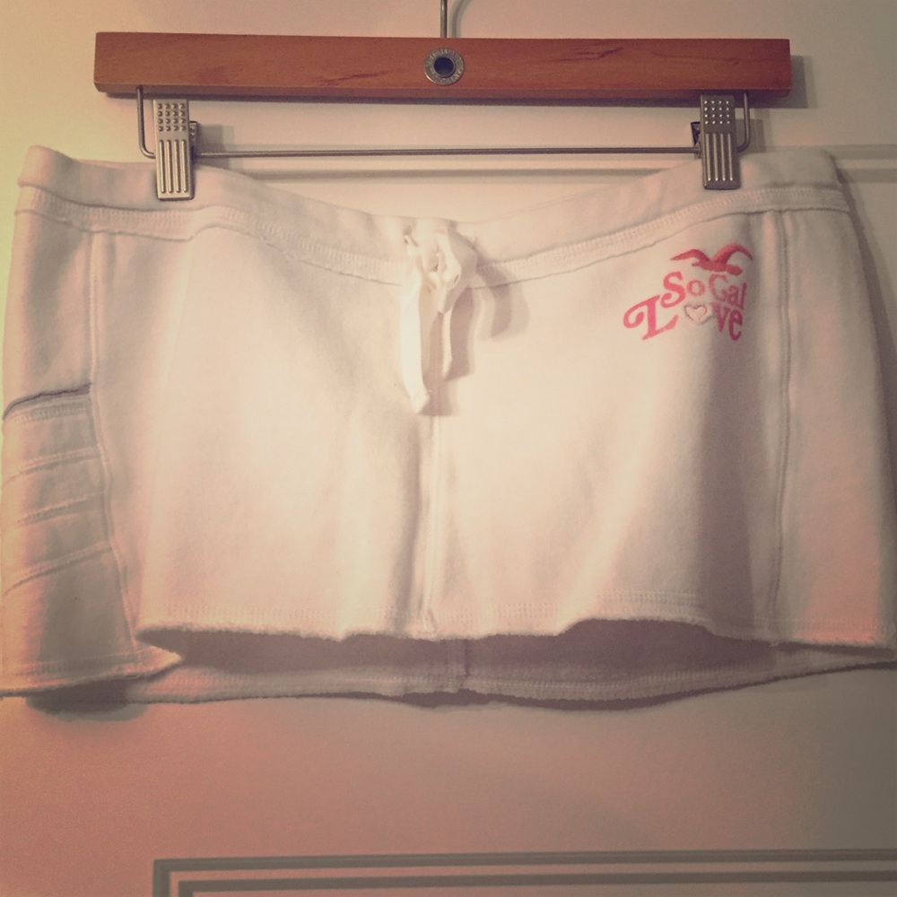 Hollister sweater mini skirt