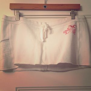 Hollister sweater mini skirt