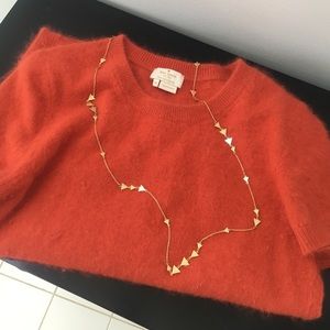 Kate Spade cashmere burnt orange sweater