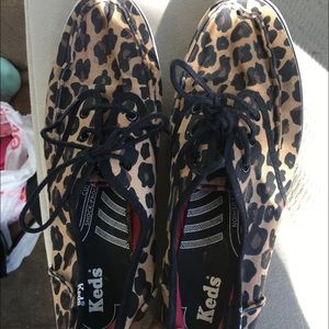 Cheetah print keds shoes