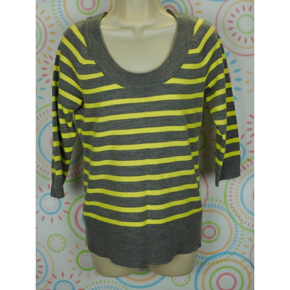 New York & Company 3/4 Sleeve Pullover Top Shirt