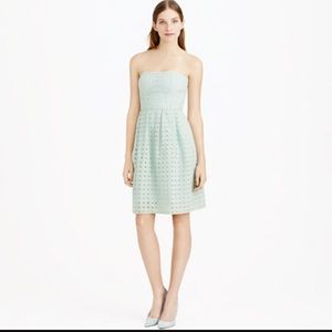 J.Crew Haley Mint Green Eyelet Dress