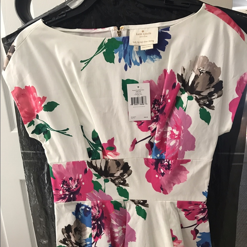 Kate Spade Blooms Fit and Flate dress NWT