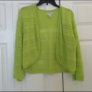 Sweater.   Short/waist length