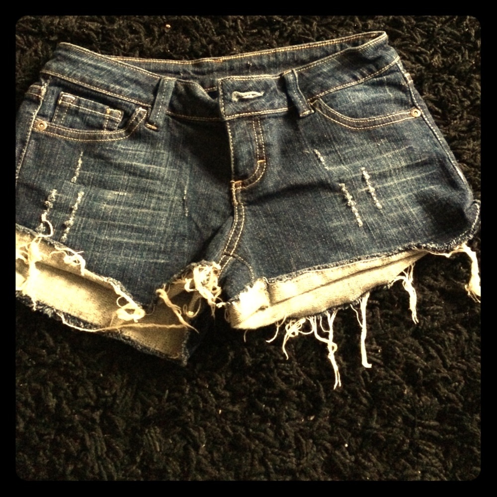 Denim shorts