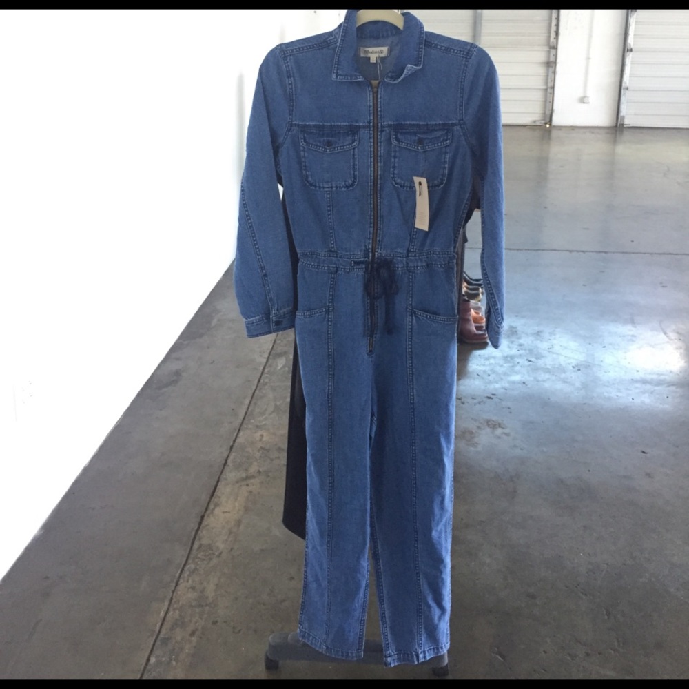 Madewell denim coveralls/jumpsuit
