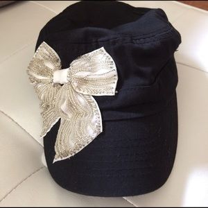 Cute hat with sparkle bow!