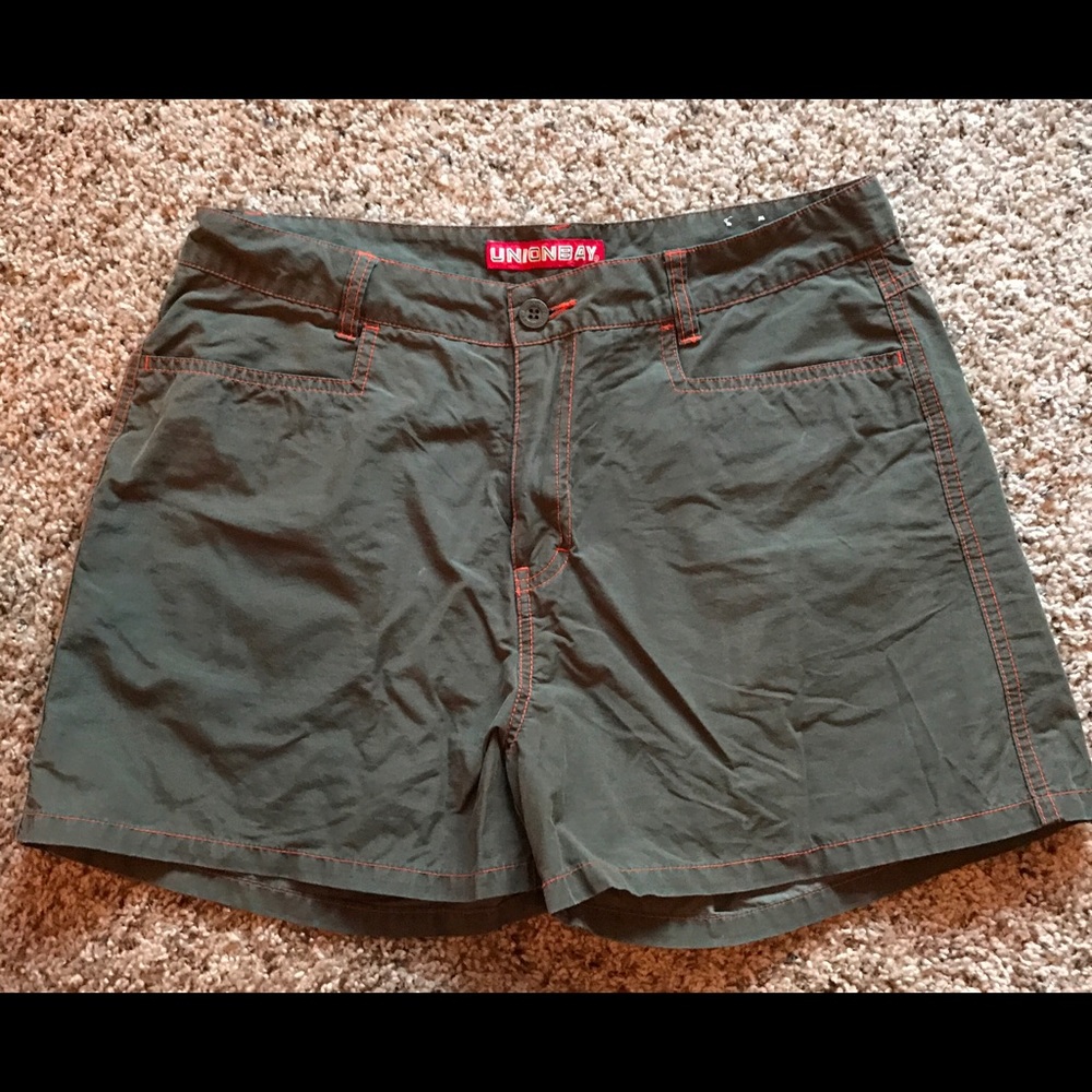Army Green Union Bay Shorts