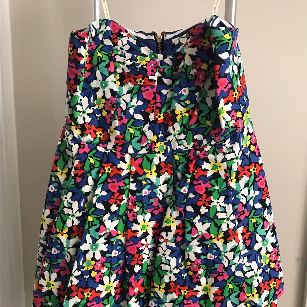 Kate Spade Floral Strapless Dress