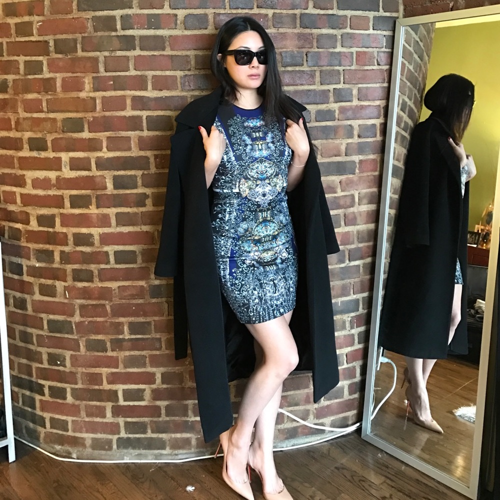 Clover Canyon jeweled cocktail dress