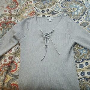 Tie sweater from New York & Company