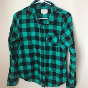 Green & Black Flannel
