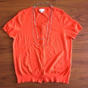 LOFT short sleeve cardigan