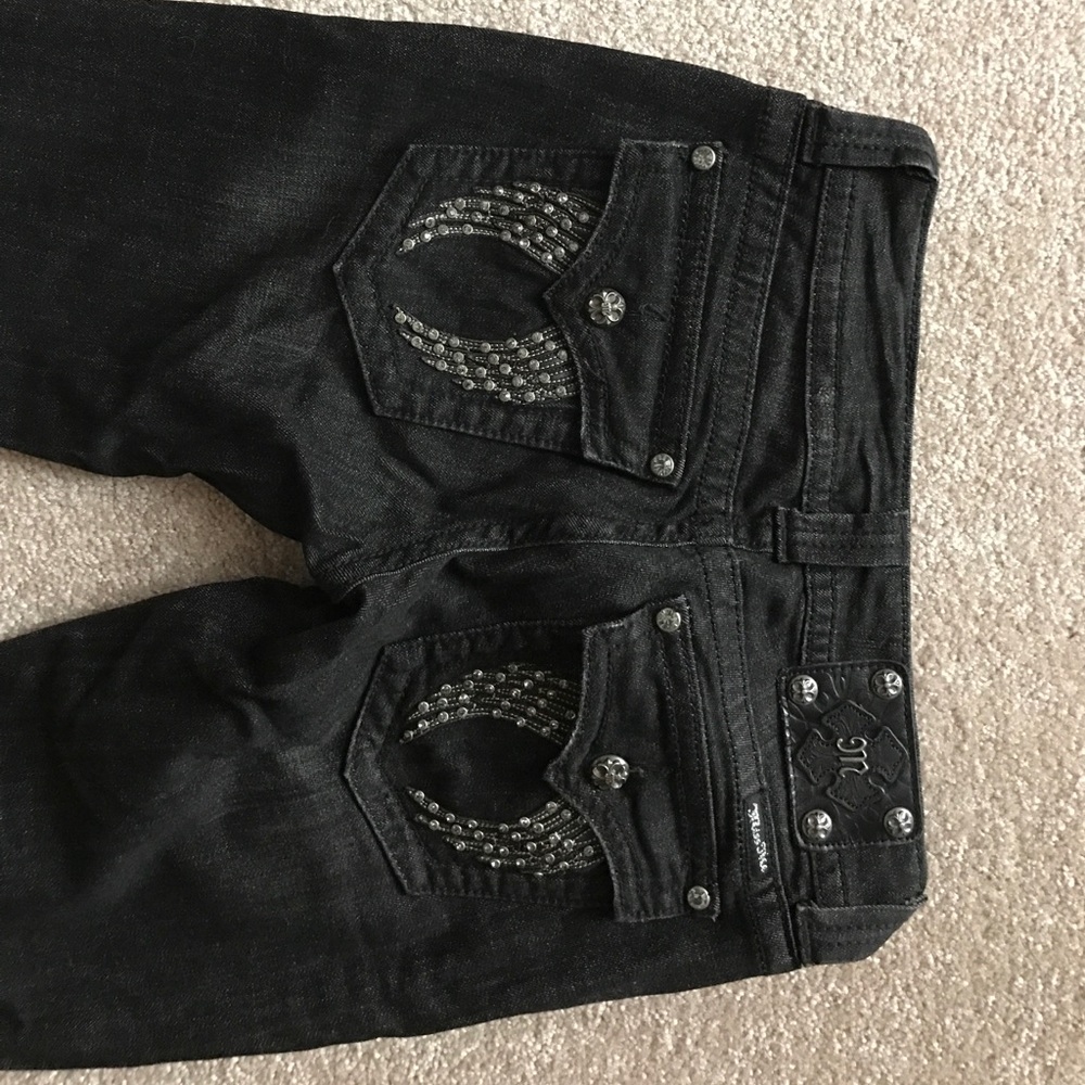 MISS ME black skinny leg jeans