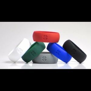 6 PACK MEN'S SILICONE GYM WORKOUT WEDDING BANDS