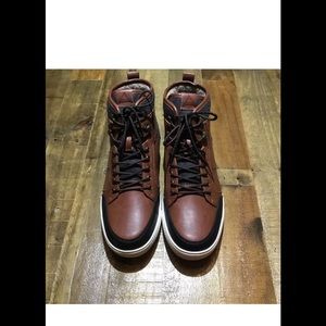 NEW Leather Aldo's mid-top sneaker