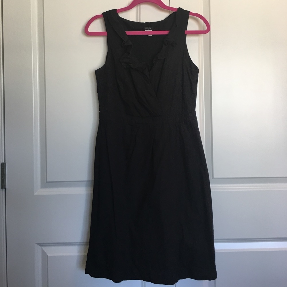 J. Crew Black Dress. Size 6.