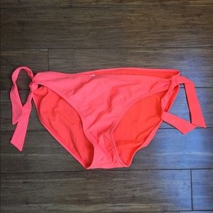 Athleta Sporty Neon Orange Bikini Bottoms