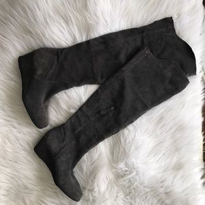 Franco Sarto Over the Knee Suede Boots