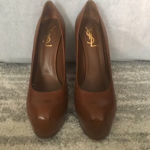 Authentic Size 41 YSL Tribute Two Camel pumps.