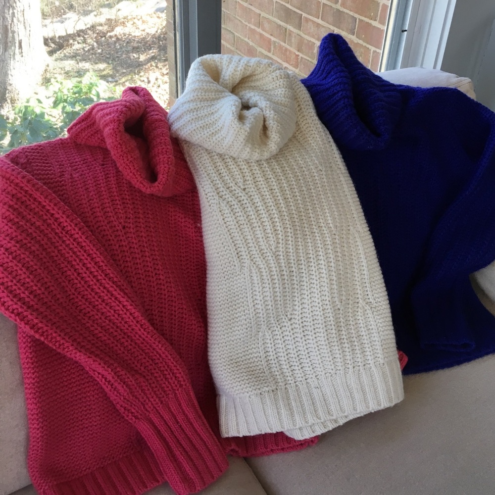 Banana Republic Chunky Turtleneck Sweaters