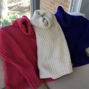 Banana Republic Chunky Turtleneck Sweaters