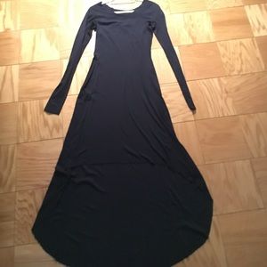 MIDI/maxi long sleeve navy dress form fitting