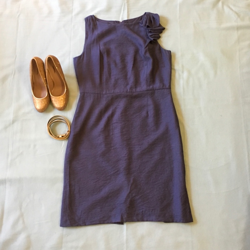 Ann Taylor navy blue dress