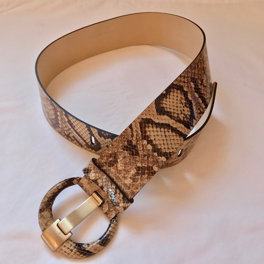 !! Closet Closing !! Faux Snake Wide Belt